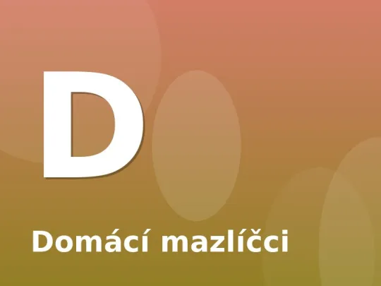 Domácí mazlíčci