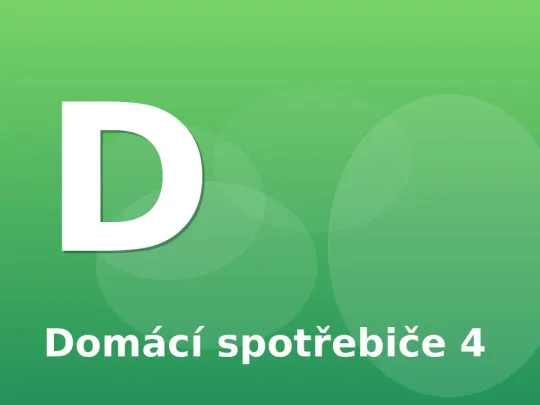 Domácí spotřebiče 4