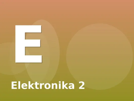 Elektronika 2