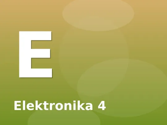 Elektronika 4