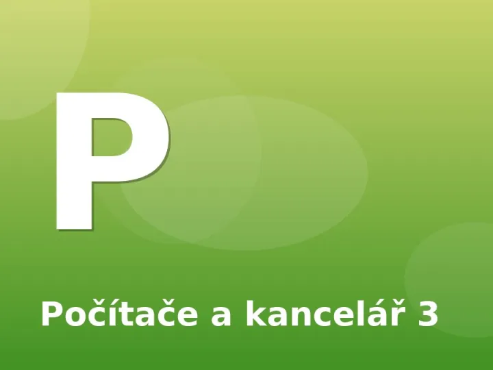 Počítače a kancelář 3