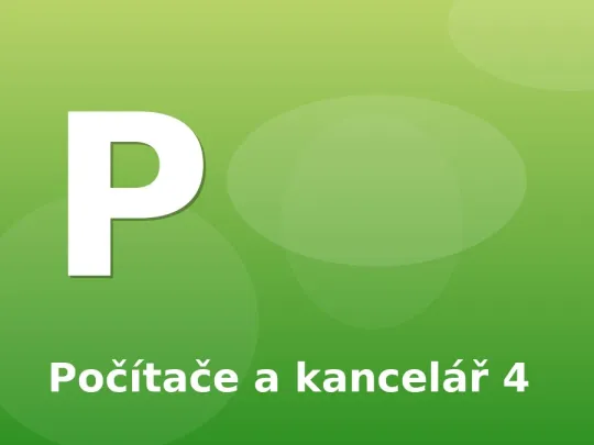 Počítače a kancelář 4