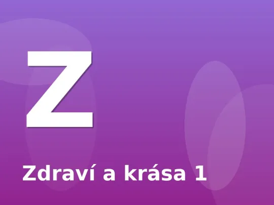 Zdraví a krása 1